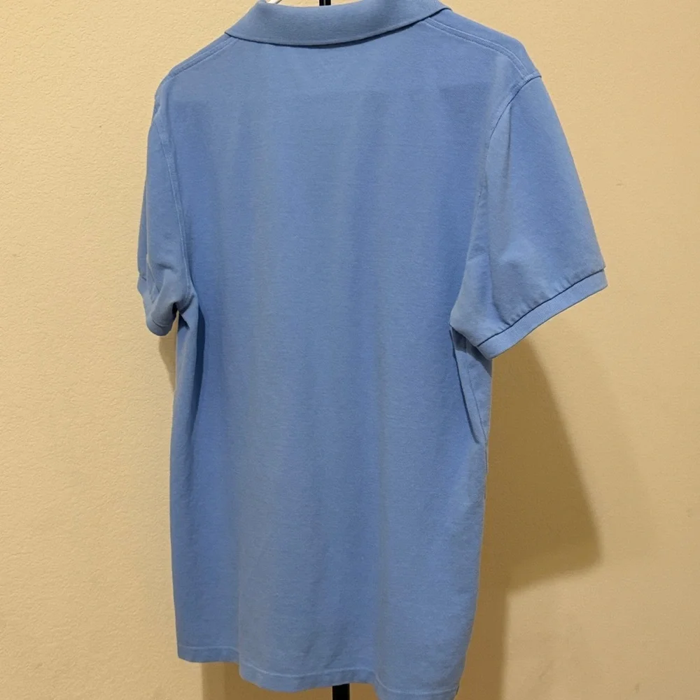 J. Crew Light Blue Polo Shirt for Men Slim Fit